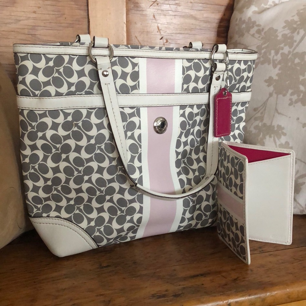 Coach bag and wallet